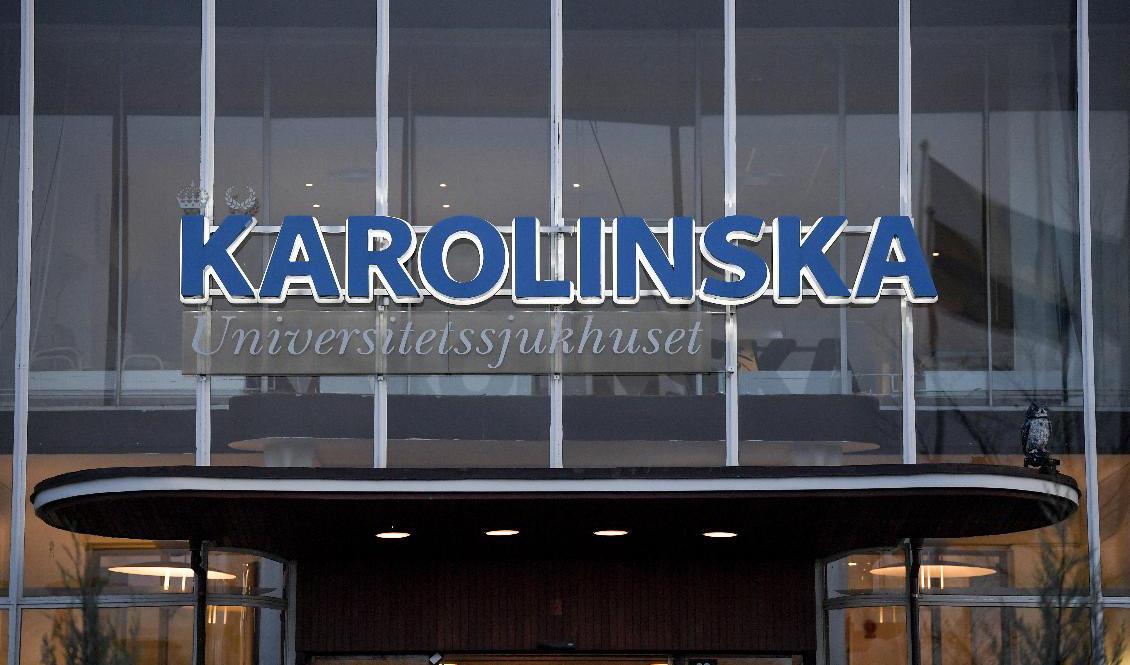 Efter nästan elva veckor i förstärkningsläge och stabsläge går Karolinska universitetssjukhuset på tisdagen tillbaka till ordinarie styrning. Foto: Pontus Lundahl/TT-arkivbild