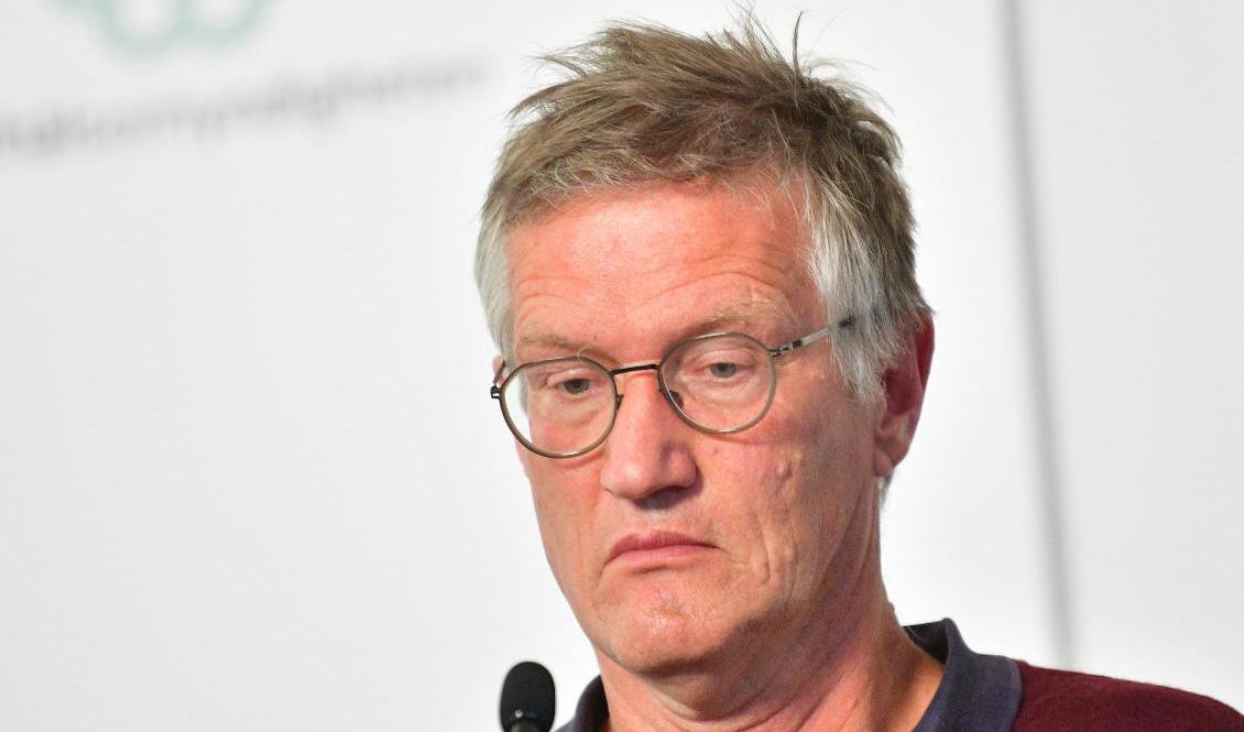 Anders Tegnell, statsepidemiolog Folkhälsomyndigheten, ser nu att fler åtgärder hade behövts för att stoppa smittan. Foto: Jonas Ekströmer/TT-arkivbild