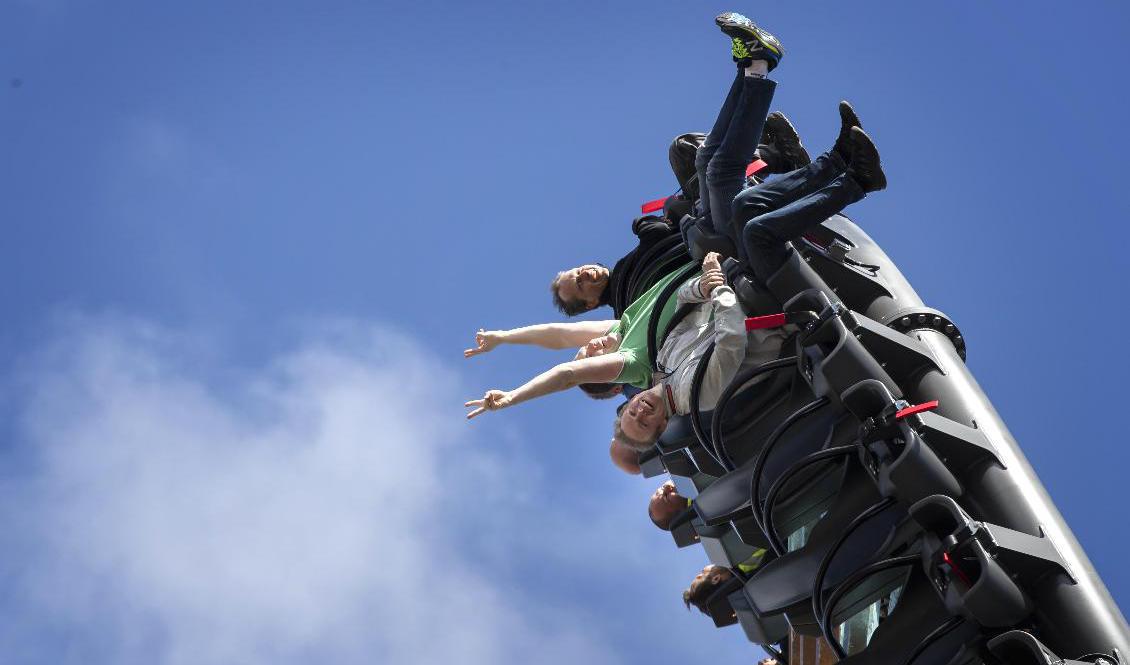 Attraktion på Liseberg. Foto: Thomas Johansson/TT-arkivbild