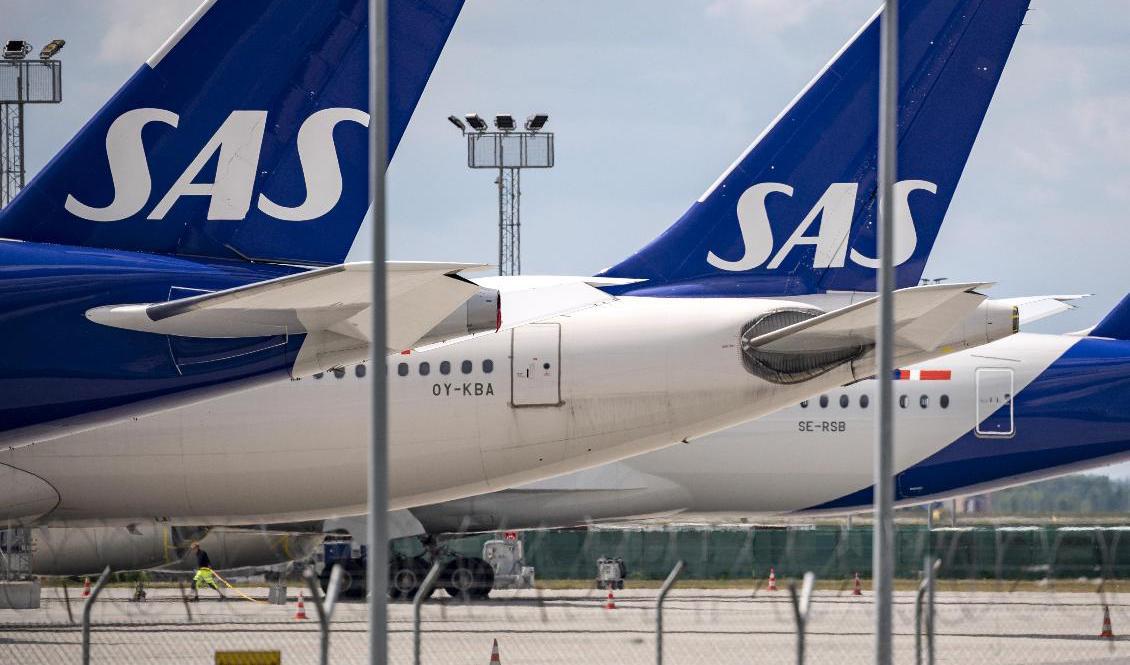 Ökad efterfrågan får SAS att lyfta. Foto: Johan Nilsson/TT-arkivbild