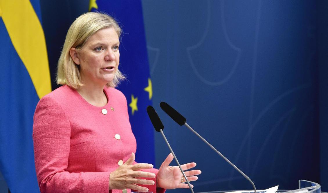 Finansminister Magdalena Andersson (S). Foto: Henrik Montgomery/TT-arkivbild