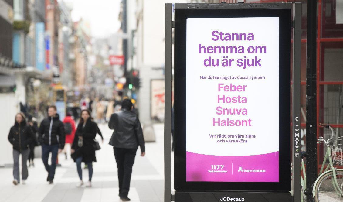 Sveriges krisberedskap har stora brister, konstaterar Totalförsvarets Forskningsinstitut FOI i en ny rapport om coronapandemin. Foto: Fredrik Sandberg/TT-arkivbild