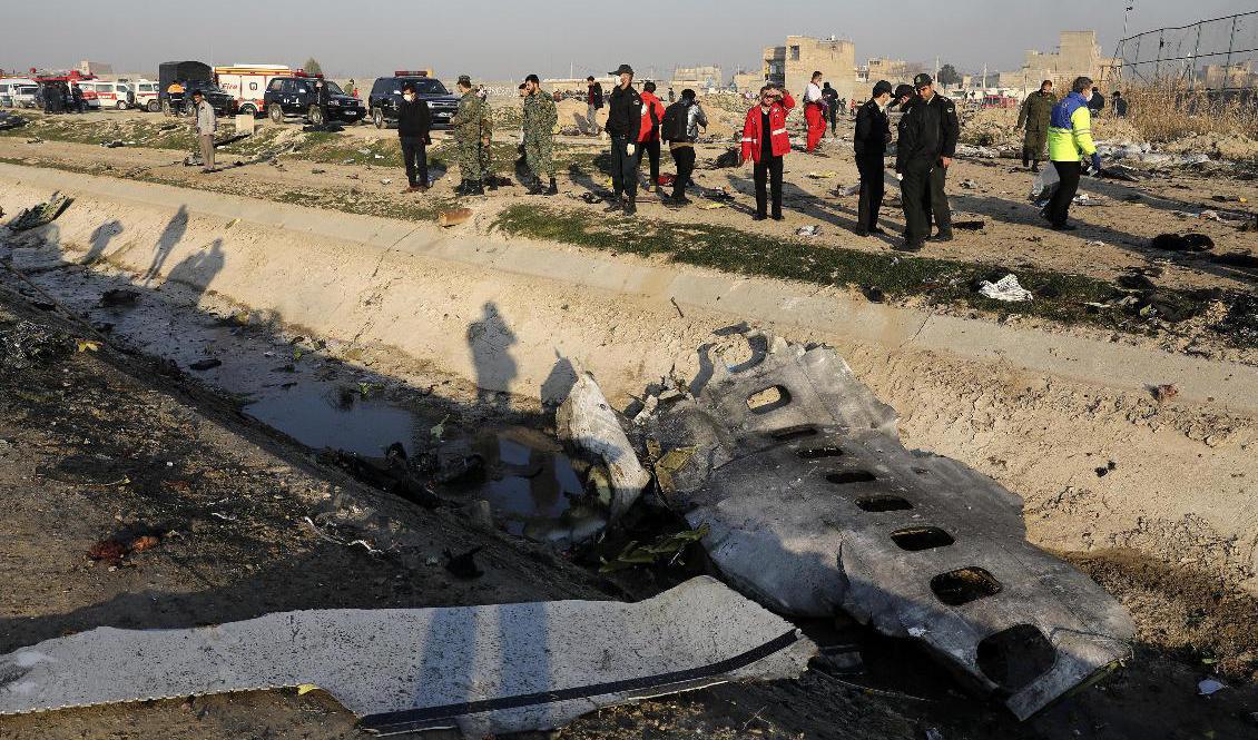 Nedskjutningen av det ukrainska planet den 8 januari, med flera svenska medborgare ombord, krävde 176 människors liv. Foto: Ebrahim Noroozi-arkivbild