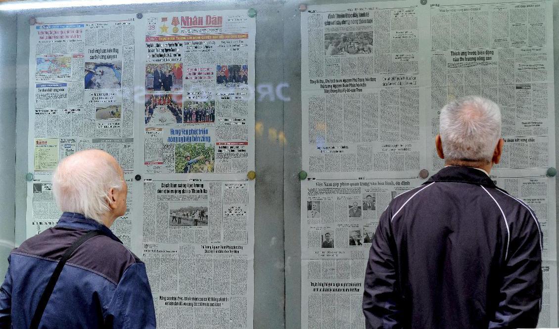 Yttrande- och pressfriheten i Vietnam tycks allt mer hotad. Foto: Minh Hoang/AP/TT-arkivbild