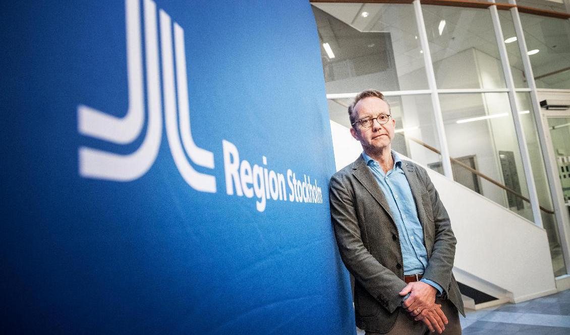 Björn Eriksson, hälso- och sjukvårdsdirektör i region Stockholm. Foto: Stina Stjernkvist/TT-arkivbild