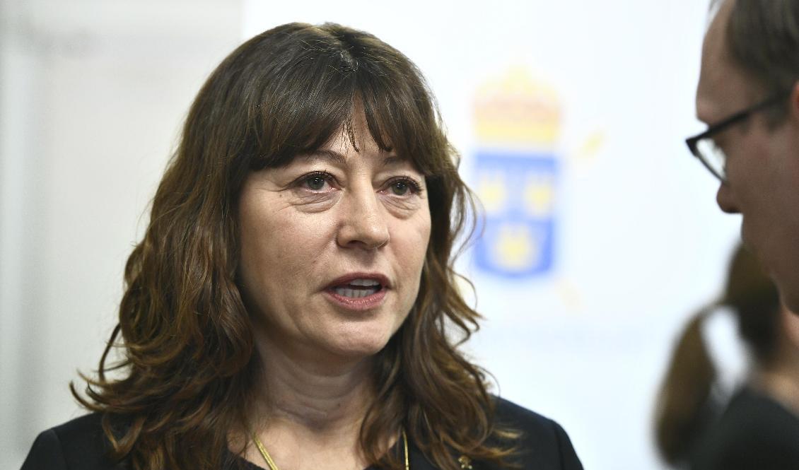 Det är "gräddan av kriminaliteten" som använt sig av telefonerna som spårats av Europol, enligt Lise Tamm, chef för riksenheten mot internationell och organiserad brottslighet vid Åklagarmyndigheten. Foto: Claudio Bresciani/TT