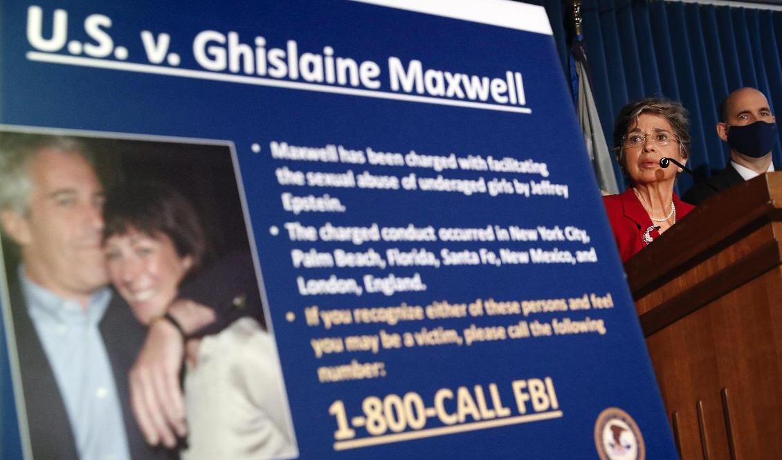 
Det brittiska societetslejonet Ghislaine Maxwell nekas borgen av en domstol i New York. Foto: TT                                            