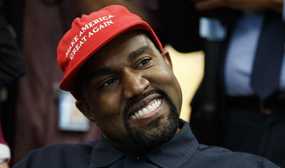 Kanye Wests två veckor långa presidentkampanj uppges vara inställd. Foto: Evan Vucci/AP/TT-arkivbild