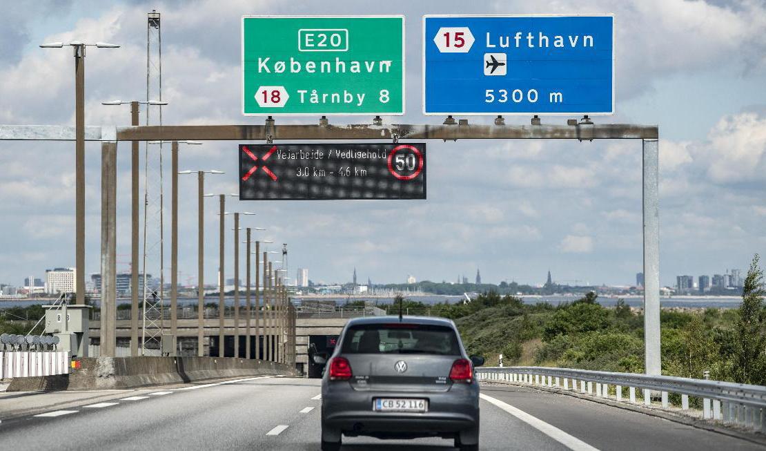 Köer bildades på Öresundsbron när svenskar tilläts resa till Danmark. Foto: Johan Nilsson/TT-arkivbild