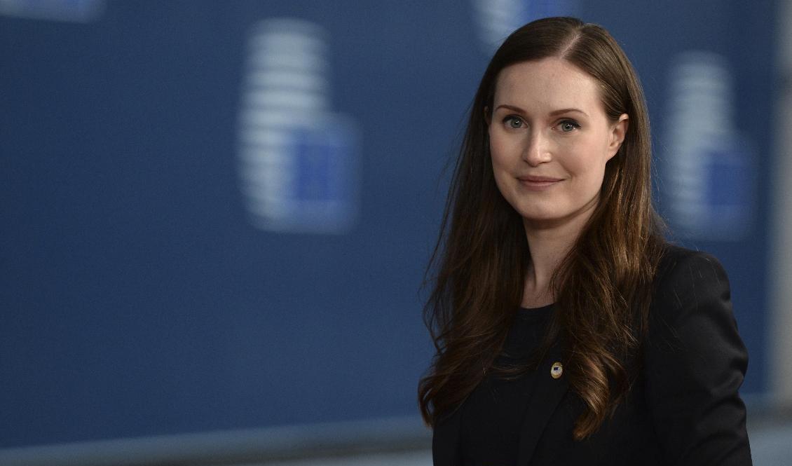 Sanna Marin. Bild från EU-toppmötet i juli. Foto: Johanna Geron