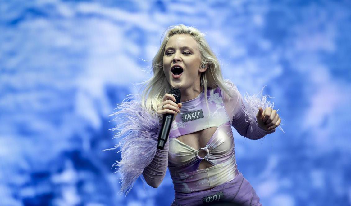 Zara Larssons uttalande om Kina tycks ha fått konsekvenser. I Kina går det inte längre att hitta hennes musik hos strömningstjänsten Apple Music. Foto: Adam Ihse/TT-arkivbild