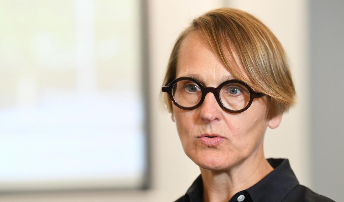 Arbetsförmedlingens analyschef Annika Sundén. Foto: Fredrik Sandberg/TT-arkivbild