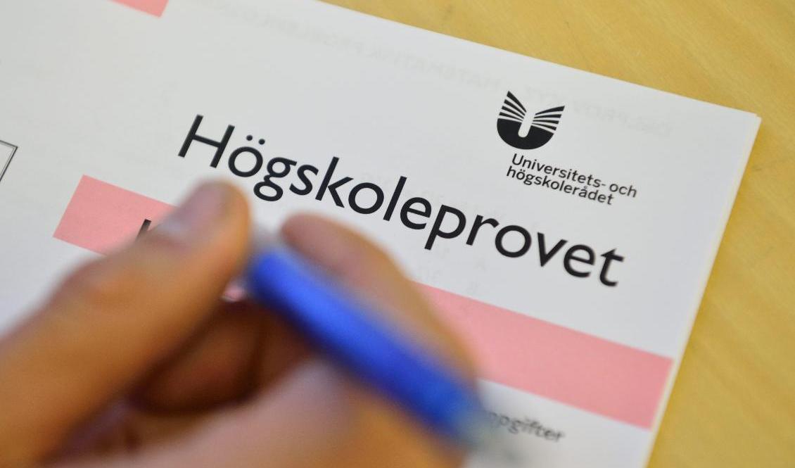 Flera riksdagspartier kräver att höstens högskoleprov ska genomföras. Foto: Henrik Montgomery/TT-arkivbild