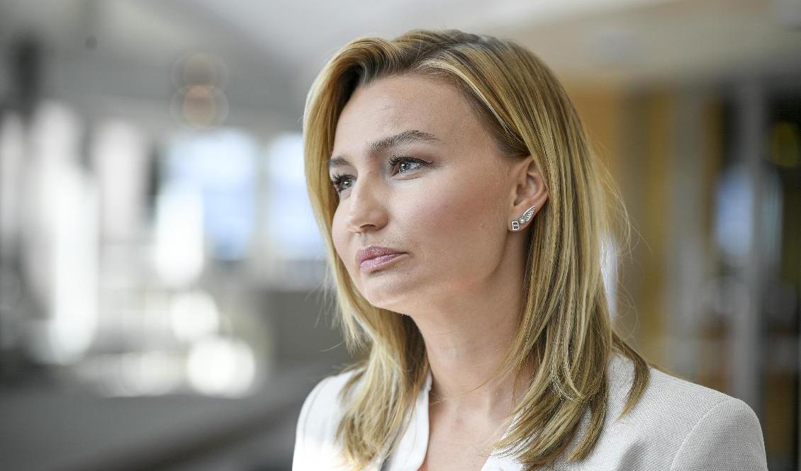 Kristdemokraternas ledare Ebba Busch. Foto: Ali Lorestani/TT-arkivbild