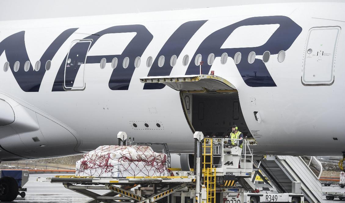 
Finnair tvingas att spara. Foto: Emmi Korhonen/AP/TT-arkivbild                                            