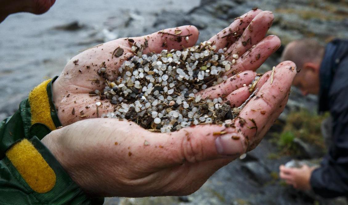 "Plast finns på land och i haven – där marina djur trasslar in sig i det. Det regnar mikroplast i Arktis. Plast finns i maten vi äter, i vattnet vi dricker och i luften vi andas", säger Metta Wiese på Världsnaturfonden WWF. Foto:  Heiko Junge/NTB Scanpix/TT-arkivbild