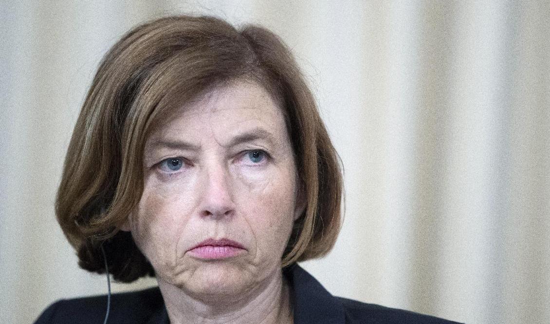 Frankrikes försvarsminister Florence Parly. Arkivbild. Foto: Pavel Golovkin/AP/TT
