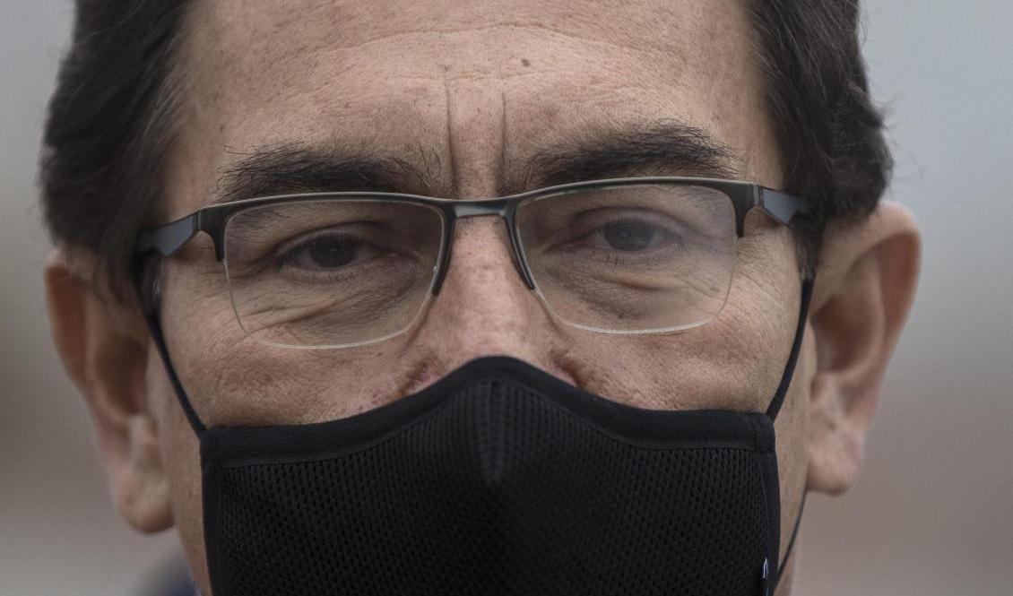 Perus president Martín Vizcarra. Foto: Rodrigo Abd/AP/TT