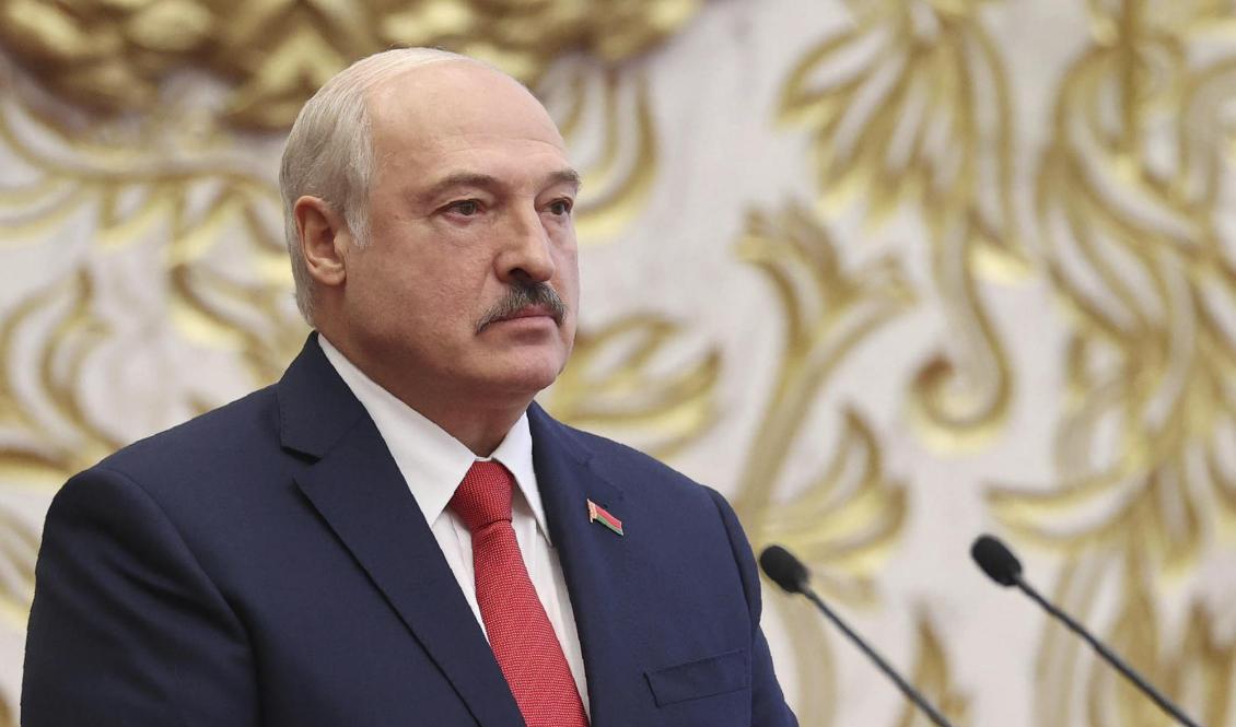 Belarus president Alexandr Lukasjenko. Foto: Maxim Guchek/AP/TT