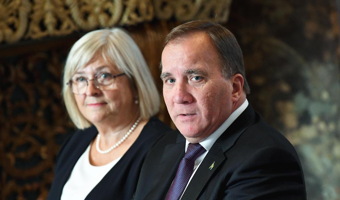 Statsminister Stefan Löfven (S) med sin hustru Ulla Löfven. Arkivbild. Foto: Jonas Ekströmer/TT