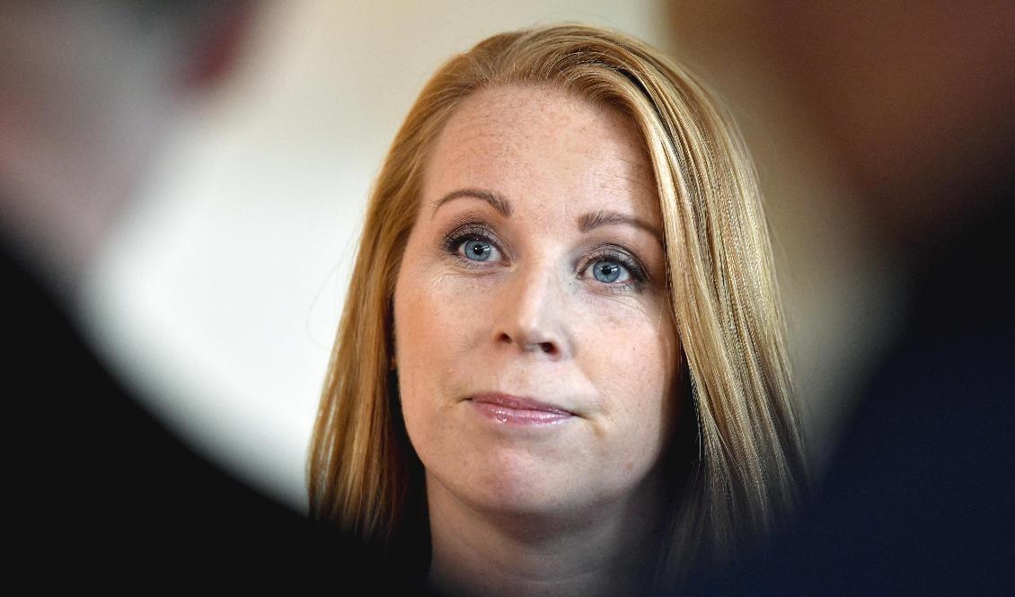 Centerpartiets ledare Annie Lööf har inte gett upp hoppet om att arbetsmarknadens parter ska komma överens om arbetsrätten. Arkivbild. Foto: Jessica Gow/TT