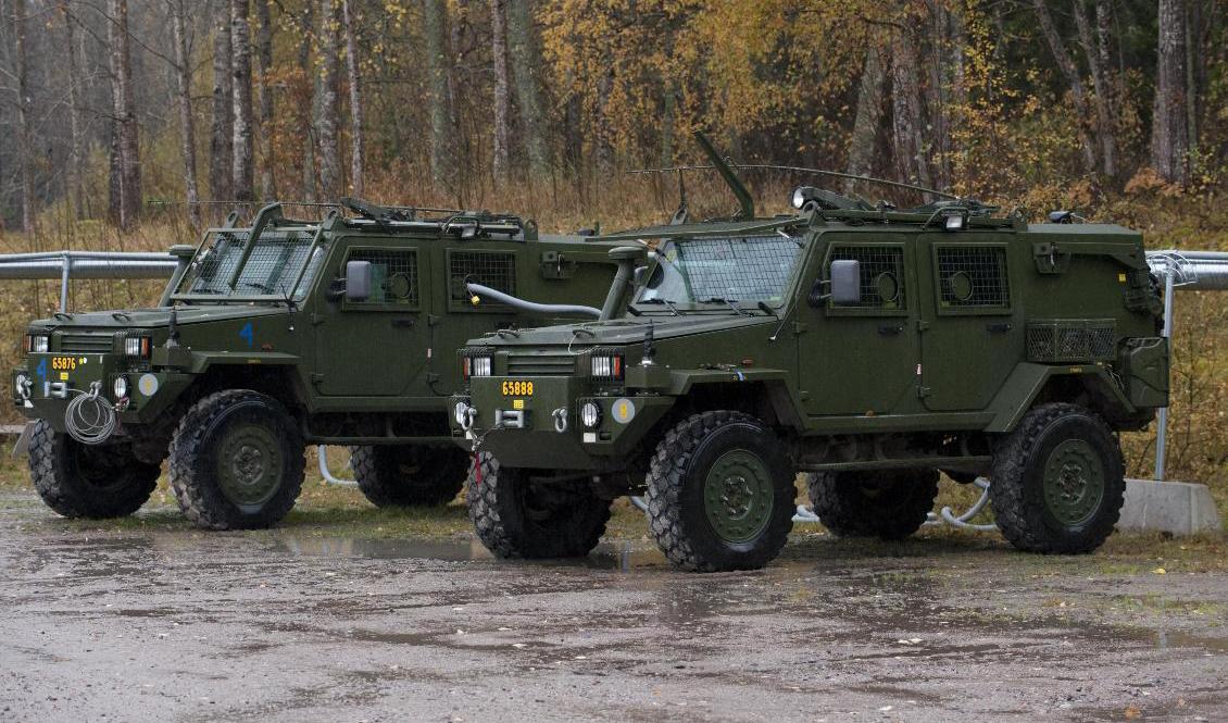 Försvarsmaktens Terrängbil|16, också kallad Galten. Arkivbild. Foto: Henrik Montgomery/ TT