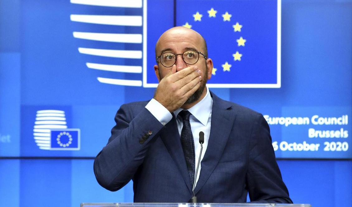 EU:s permanente rådsordförande Charles Michel. Arkivfoto. Foto: Olivier Matthys/AP/TT