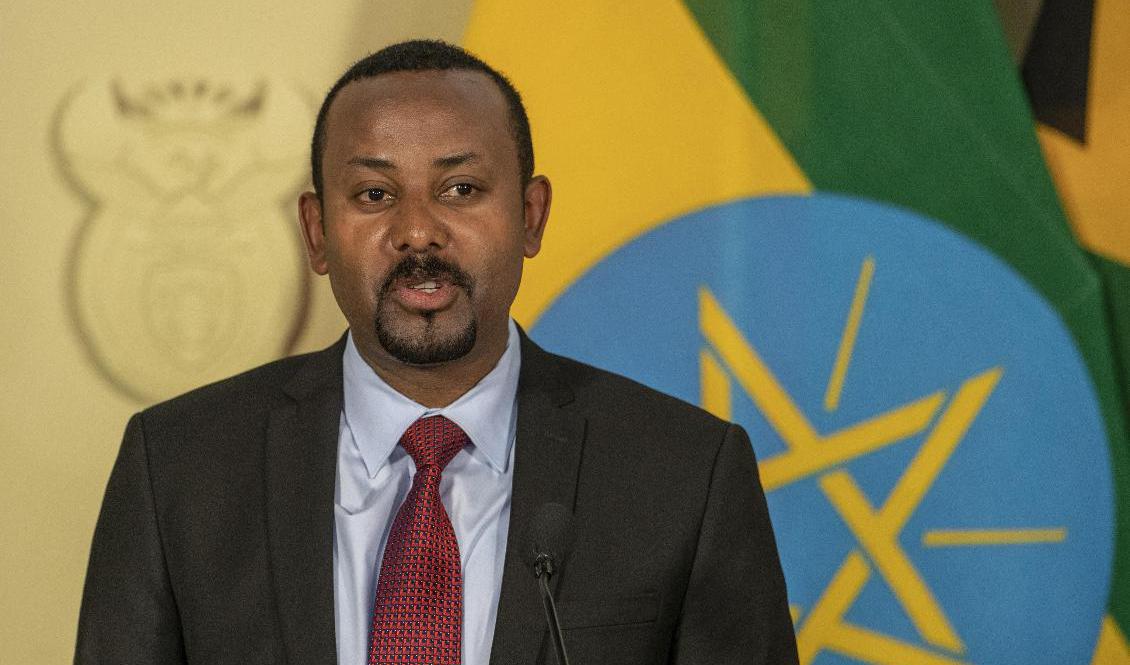 Etiopiens premiärminister Abiy Ahmed. Arkivbild. Foto: Themba Hadebe/AP/TT