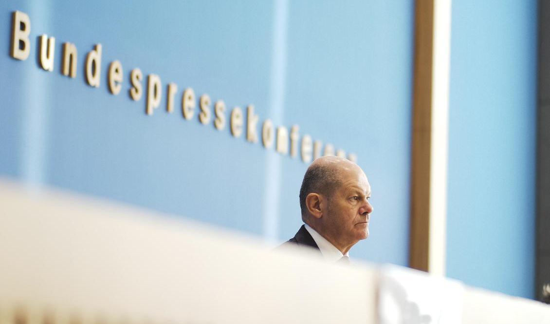 Tysklands finansminister Olaf Scholz. Arkivfoto. Foto: Markus Schreiber/AP/TT