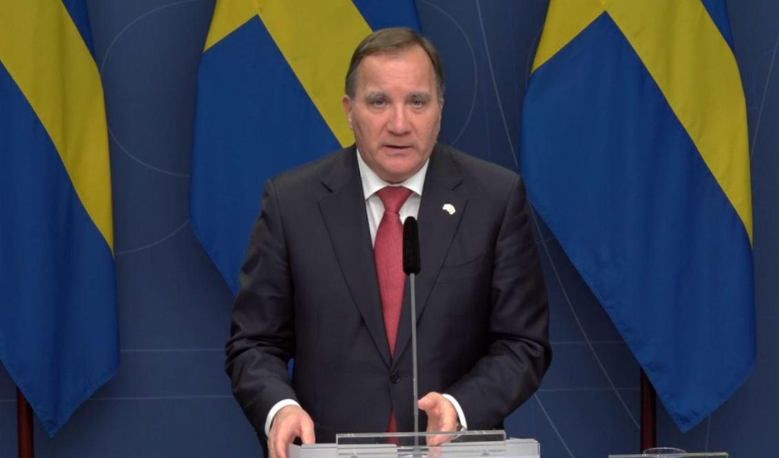 Statsminister Stefan Löfven (S) ska tala till nationen. Arkivbild. Foto: Regeringen/TT