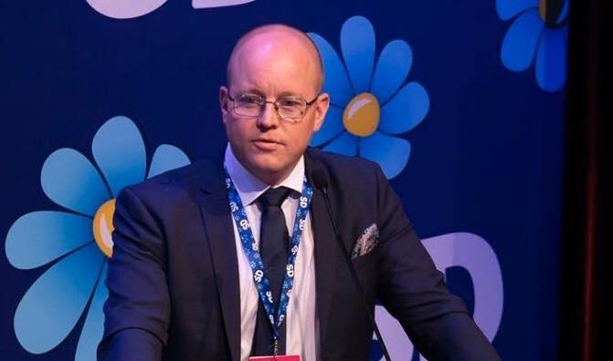 Riksadagsledamot Björn Söder (SD) har ställt en fråga till utrikesminister Ann Linde om vilka åtgärder Sverige kommer att vidta mot Nordkoreas ambassad efter uppgifter om att de varit inblandade i illegala vapenaffärer. Foto: Sverigedemokraterna