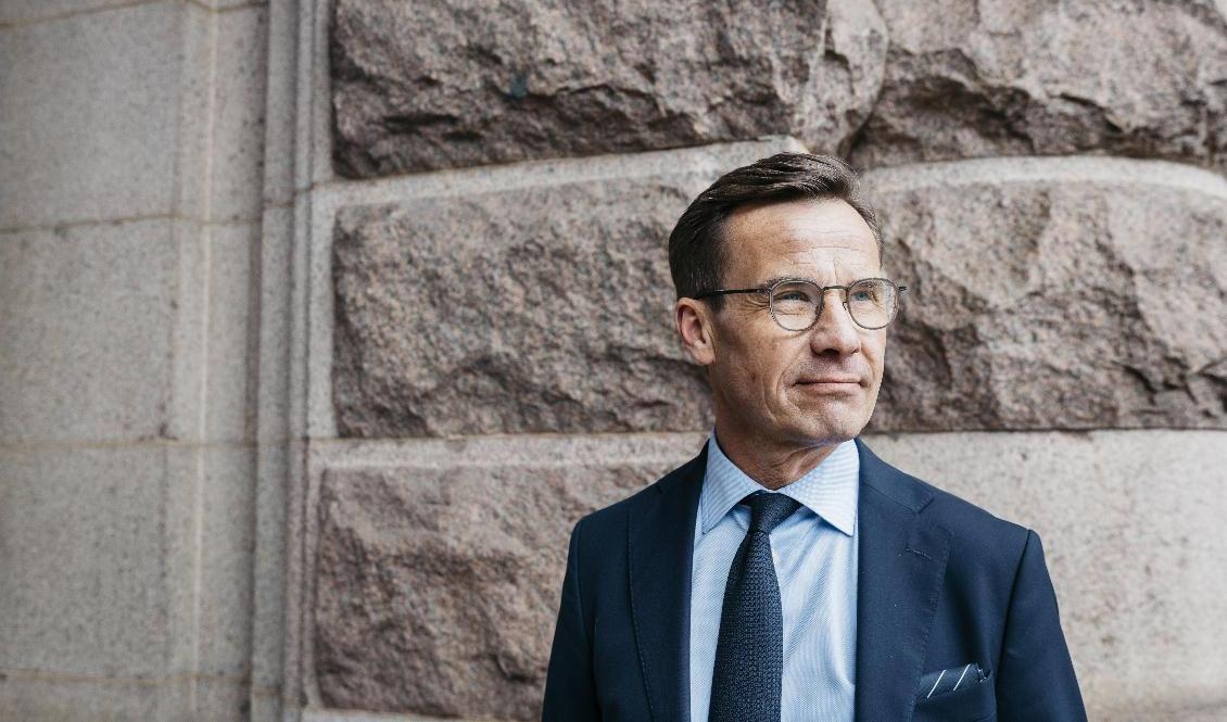 Ulf Kristersson presenterar förslag för att motverka våldsbejakande islamism. Arkivbild. Foto: Lisa Arfwidson/SvD/TT