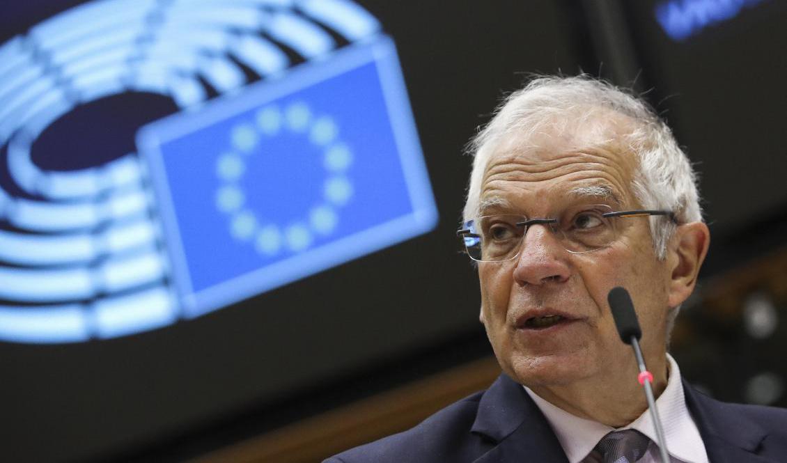 EU:s utrikeschef, spanjoren Josep Borrell. Arkivbild. Foto: Yves Herman/AP/TT