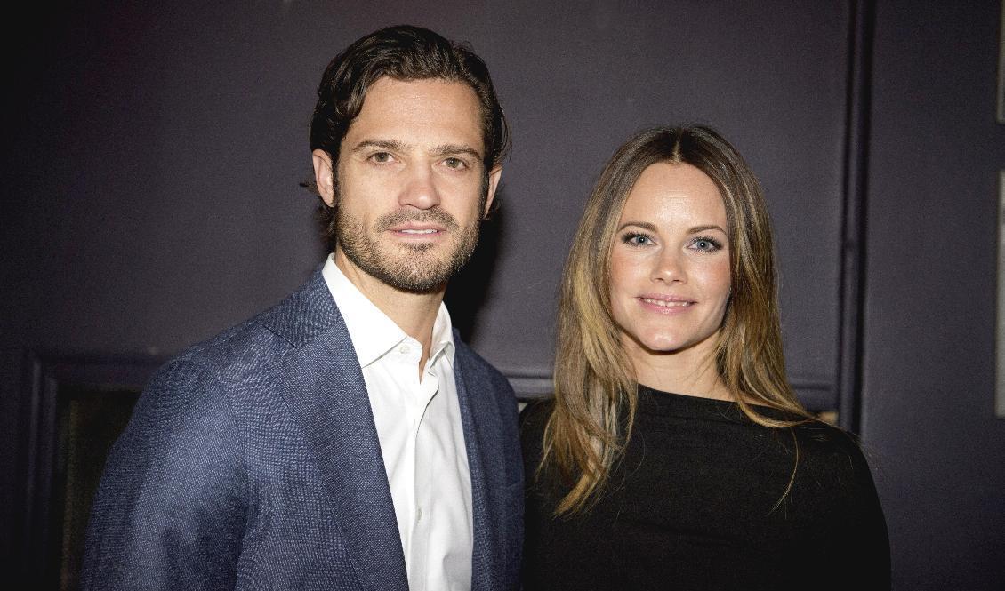 Prins Carl Philip och prinsessan Sofia har konstaterats smittade med coronaviruset. Arkivbild. Foto: Jessica Gow/TT