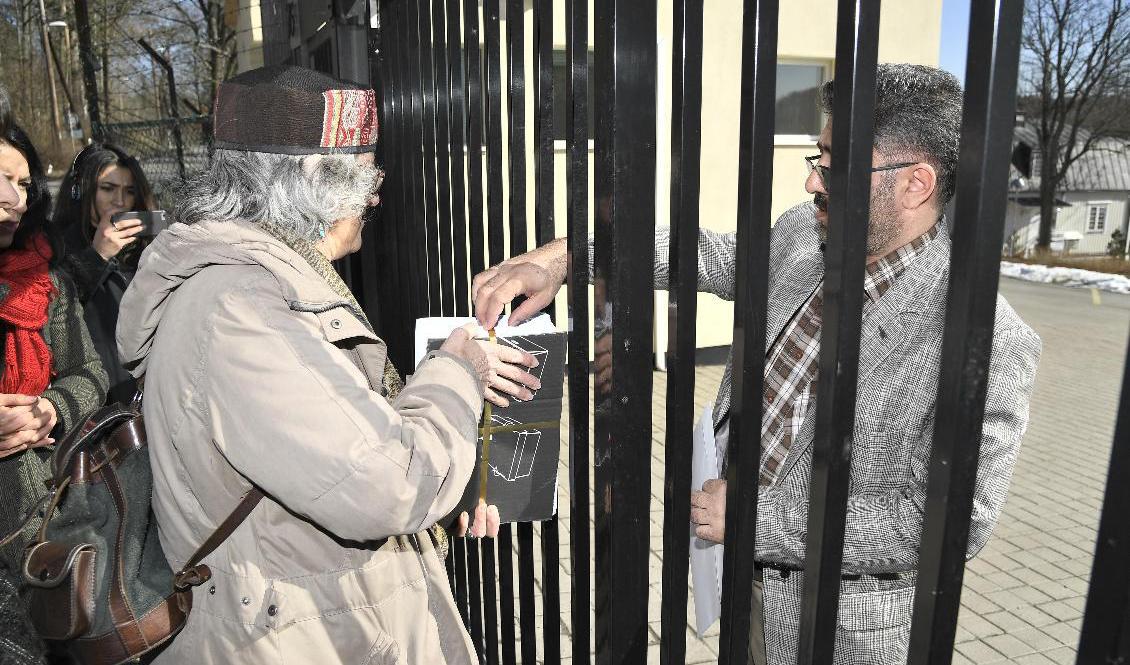 Amnesty kräver att Iran omedelbart friger Ahmadreza Djalali. Bilden är från ett tidigare tillfälle. Arkivbild. Foto: Claudio Bresciani/TT