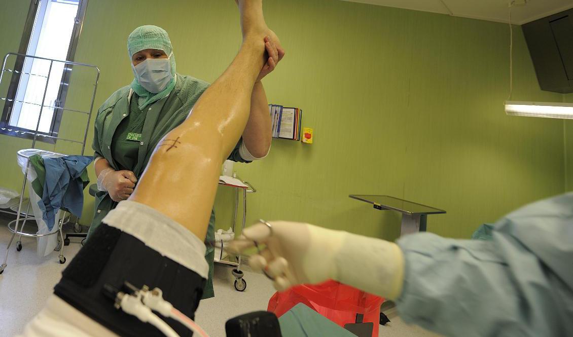 Flest patienter väntade i somras på operation inom ortopedi. Arkivbild. Foto: Mikael Fritzon/TT