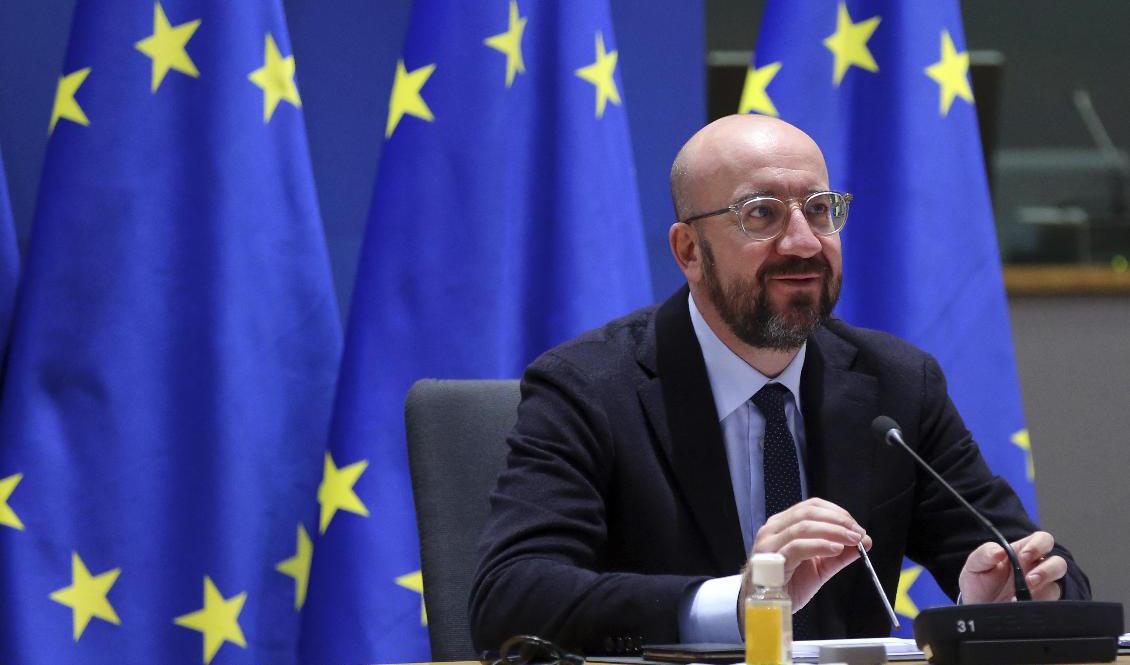 EU:s permanente rådsordförande Charles Michel. Arkivfoto. Foto: Francois Walschaerts/AP/TT