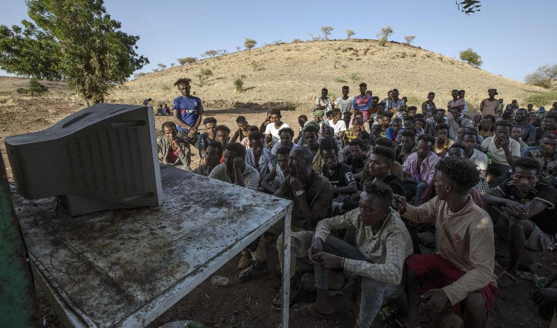 Tiotusentals har flytt provinsen Tigray till Sudan under den etiopiska arméns offensiv. Arkivbild. Foto: Nariman El-Mofty/AP/TT