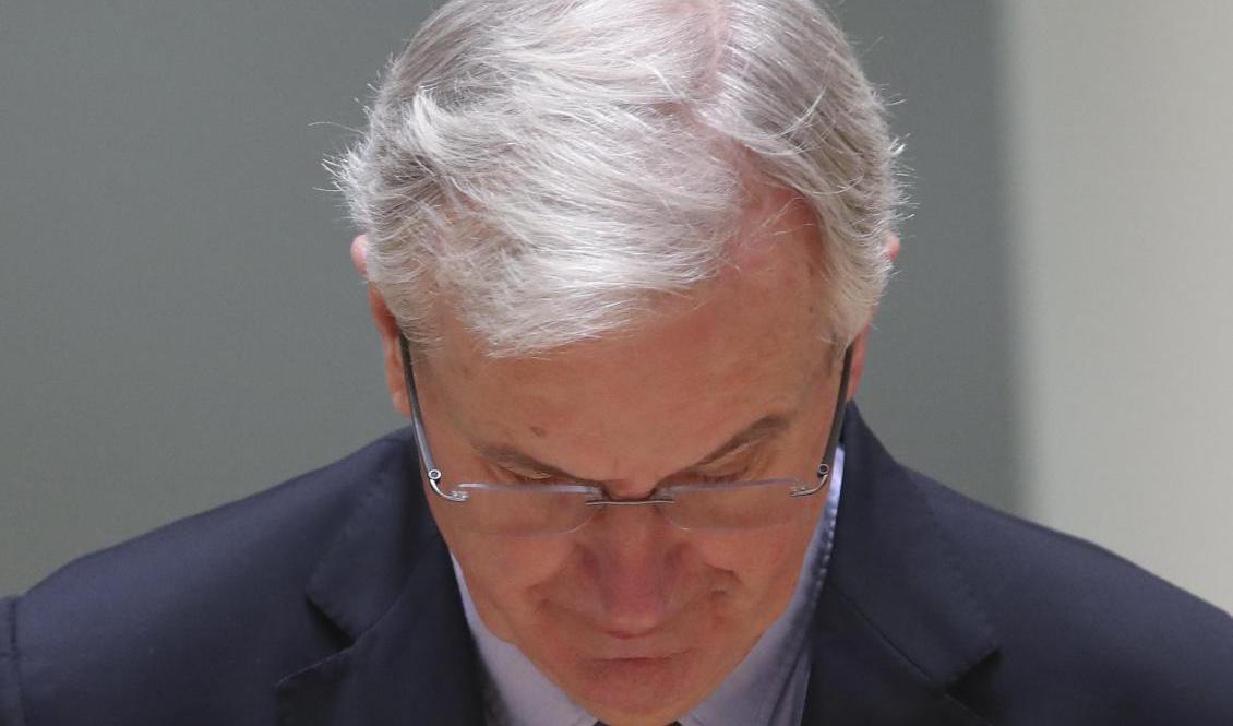 Franske Michel Barnier är EU:s chefsförhandlare i jakten på ett framtida handels- och samarbetsavtal med Storbritannien. Arkivfoto. Foto: Yves Herman/AP/TT