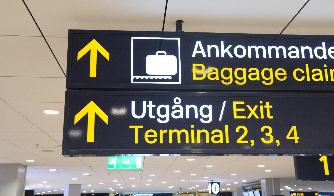 Regeringen förlänger det tillfälliga inreseförbudet till Sverige. Arkivbild. Foto: Fredrik Sandberg/TT