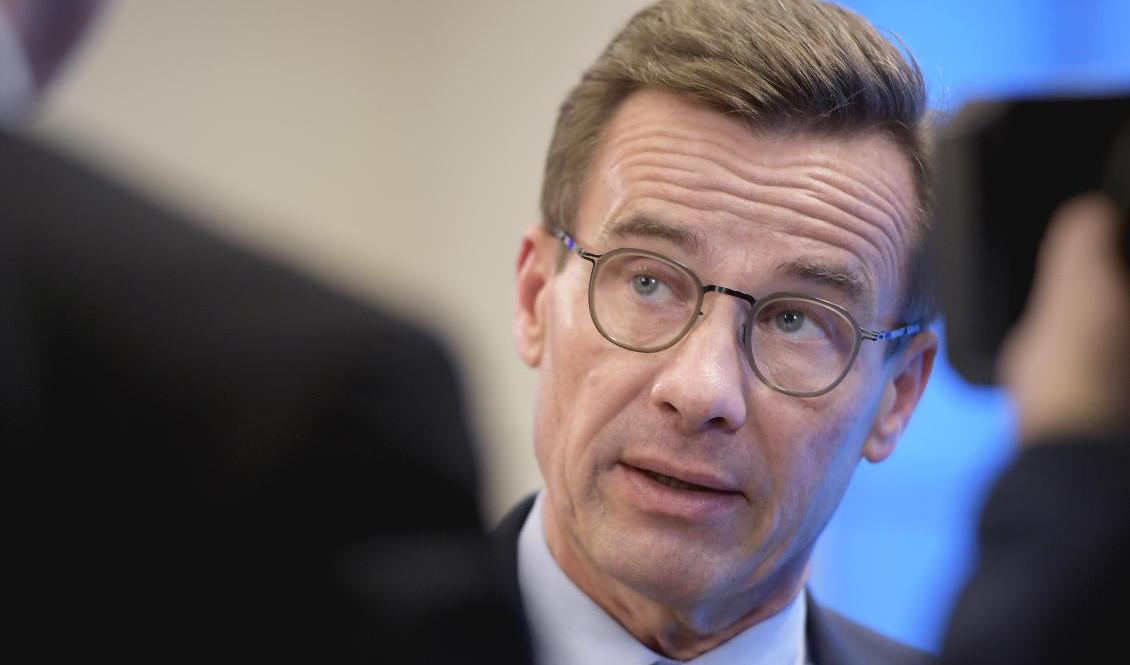 "Stäng gränsen mot Danmark", skriver Moderaternas partiledare Ulf Kristersson på Facebook. Arkivbild. Foto: Amir Nabizadeh/TT