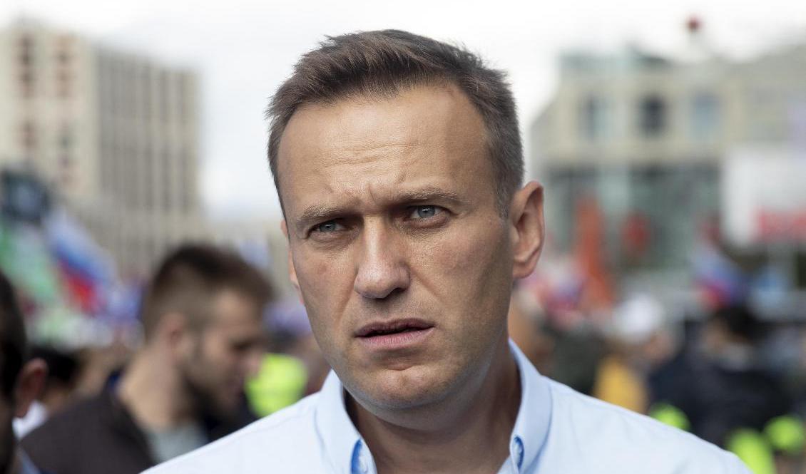 Den ryske regimkritikern Aleksej Navalnyj. Arkivbild. Foto: Pavel Golovkin/AP/TT