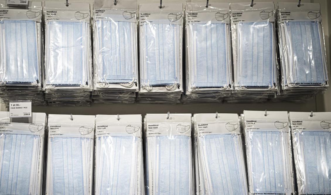Socialstyrelsen och Försvarsmakten har köpt in munskydd som kommer från fabriker i Kina vilka starkt misstänks för tvångsarbete. Foto: Sofia Drevemo