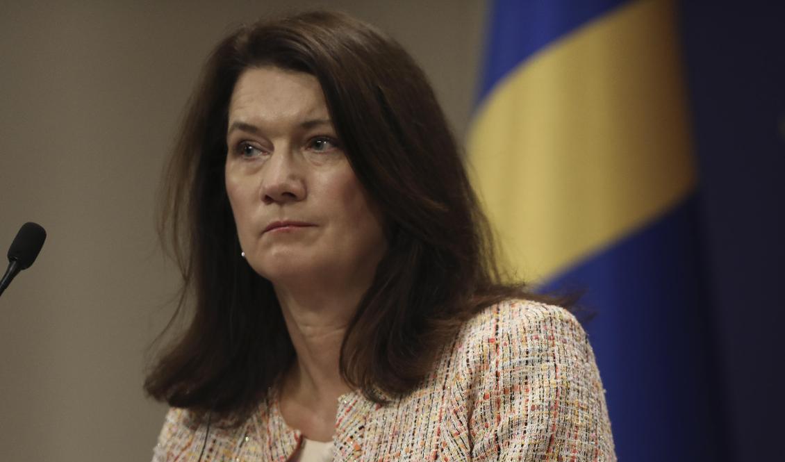 Utrikesminister Ann Linde. Arkivbild. Foto: Burhan Ozbilici/AP/TT