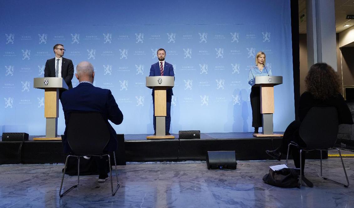 Norska regeringen lättar på restriktionerna i delar av landet. Foto: Håkon Mosvold Larsen/NTB/TT