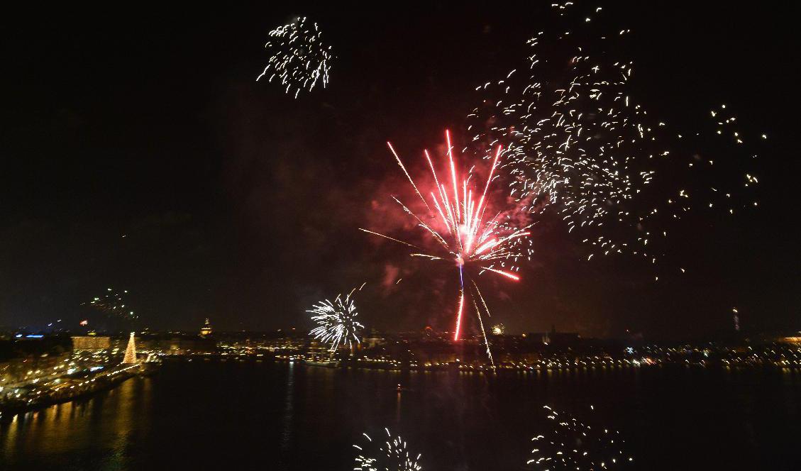 Brott misstänks ha begåtts i samband med måndagskvällens fyrverkeri i Stockholm. Arkivbild. Foto: Anders Wiklund/TT