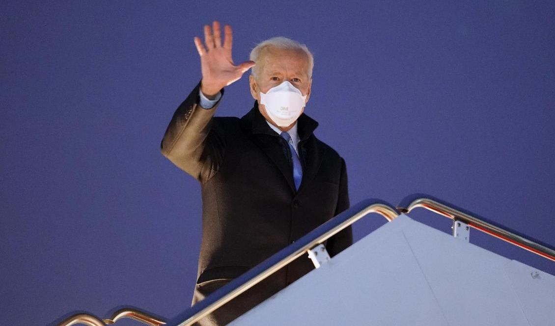 USA:s president Joe Biden håller sitt första G7-möte i veckan. Arkivbild. Foto: Evan Vucci/AP/TT