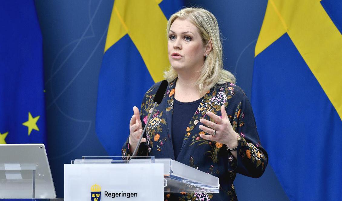 Socialminister Lena Hallengren (S). Arkivbild. Foto: Jessica Gow/TT