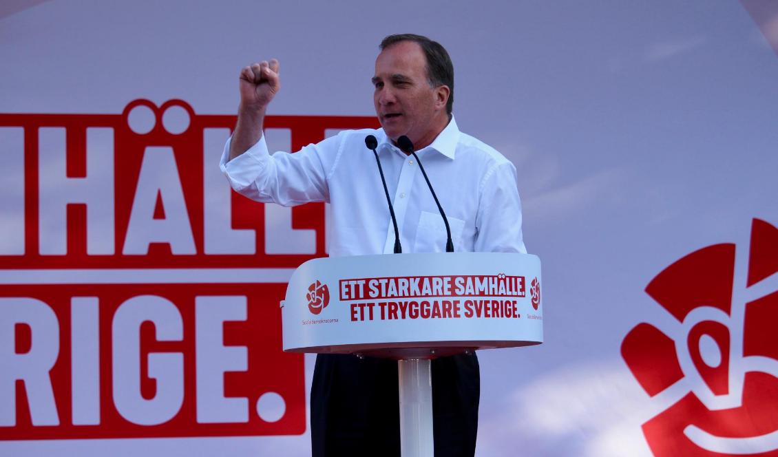 Statsminister Stefan Löfven (S). Foto: Susanne W Lamm