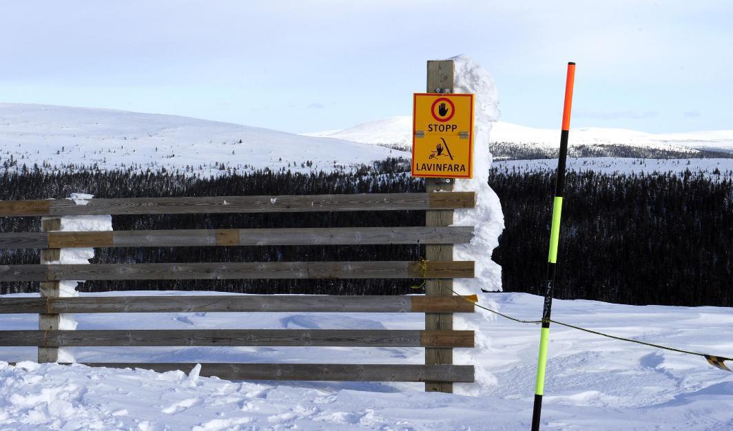 Det råder lavinfara i fjällen. Arkivbild. Foto: Nisse Schmidt/TT